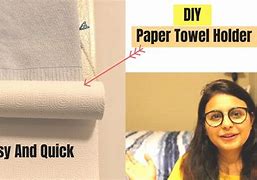 Image result for How to Make Paper Towel Holder