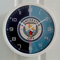 Image result for Jam Dinding Kayu Manchester City