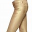 Image result for Gold Metallic Jeans
