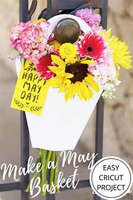 Image result for Silhouette May Day Basket