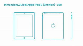 Image result for iPad 2nd Generation Dimensions