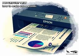 Image result for Procedure Text How to Use Printer