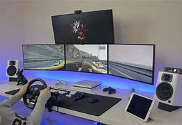 Image result for 3 Monitor Setup Plus TV