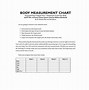 Image result for Blank Measurement Chart