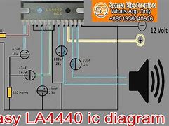 Image result for LA4446 Amplifier Circut