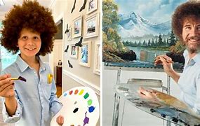 Image result for Bob Ross Outfit