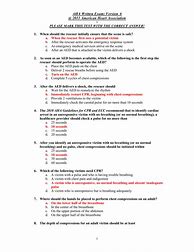 Image result for CPR Test Answers