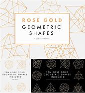 Image result for Rose Gold Geometric Shapes