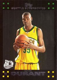 Image result for Kevin Durant Rookie Card Topps Finest