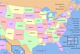 Image result for Map of USA without State Names
