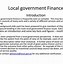 Image result for Local Government and Finance Logo