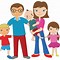 Image result for 5 Person Family Clip Art