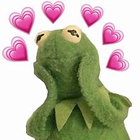 Image result for Meme Kermit Frog with Hearts