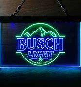 Image result for Busch Light Lighted Sign