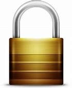 Image result for Unlocked Padlock with an Arrow Show/Open Icon