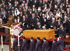 Image result for pope john paul ii funeral