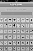 Image result for iPhone Symbols Key