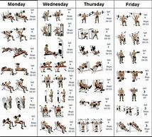 Image result for 4-Day Weight Training Program