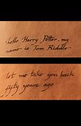 Image result for Tom Riddle S. Write