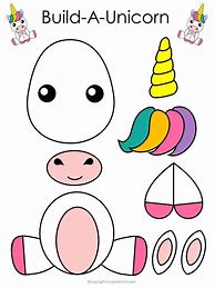 Image result for Unicorn Cut and Paste