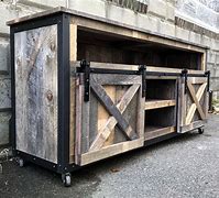 Image result for Barn Board TV Stand