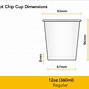 Image result for 16 Oz Cup Size Sign