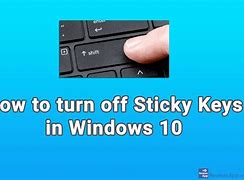 Image result for What Are Sticky Keys Windows 10