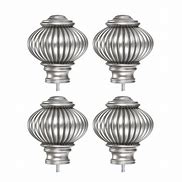 Image result for Curtain Rod Finials Ends Only