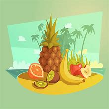 Image result for Fresh Fruit Cartoon