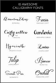 Image result for Fonts for Names
