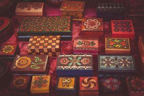 Image result for Antique Wood Jewelry Box