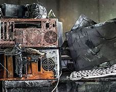 Image result for Old Damaged Computers