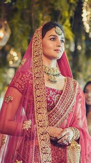 Image result for Alia Bhatt Wedding Lehenga
