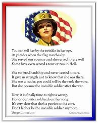 Image result for INVISIBLE Soldier Poem