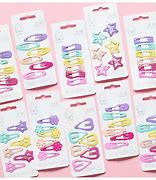 Image result for Colorful Snap Hair Clips