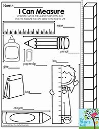 Image result for Measuring Objects for Preschool