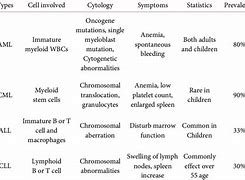 Image result for Types of Leukemia in Adults