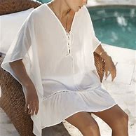 Image result for White Tunic Beach Cover Up