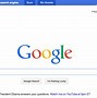 Image result for Google First Homepage