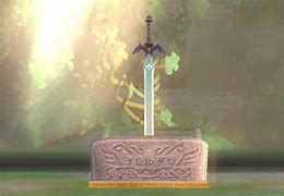 Image result for Zelda Master Sword in Stone