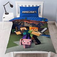 Image result for Minecraft Quilt Cover