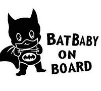 Image result for Bat Baby On Board SVG
