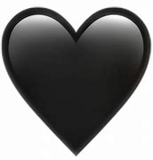 Image result for Black Love Heart Emoji