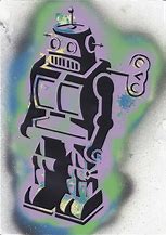 Image result for Robot Stencil