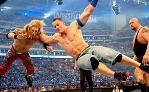 Image result for John Cena Holding Big Show and Edge