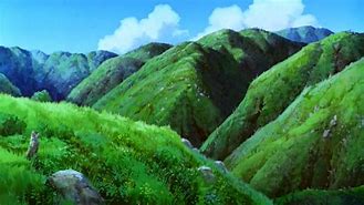 Image result for Princess Mononoke Hills Desktop Background