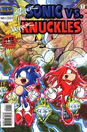 Image result for Sonic Archie Comics Knuckles vs Shadow