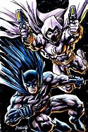 Image result for Moon Knight and Batman