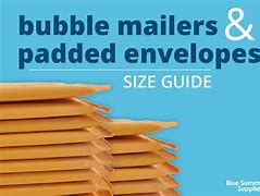 Image result for Padded Envelope Sizes