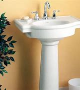 Image result for Double Pedestal Bathroom Sink
